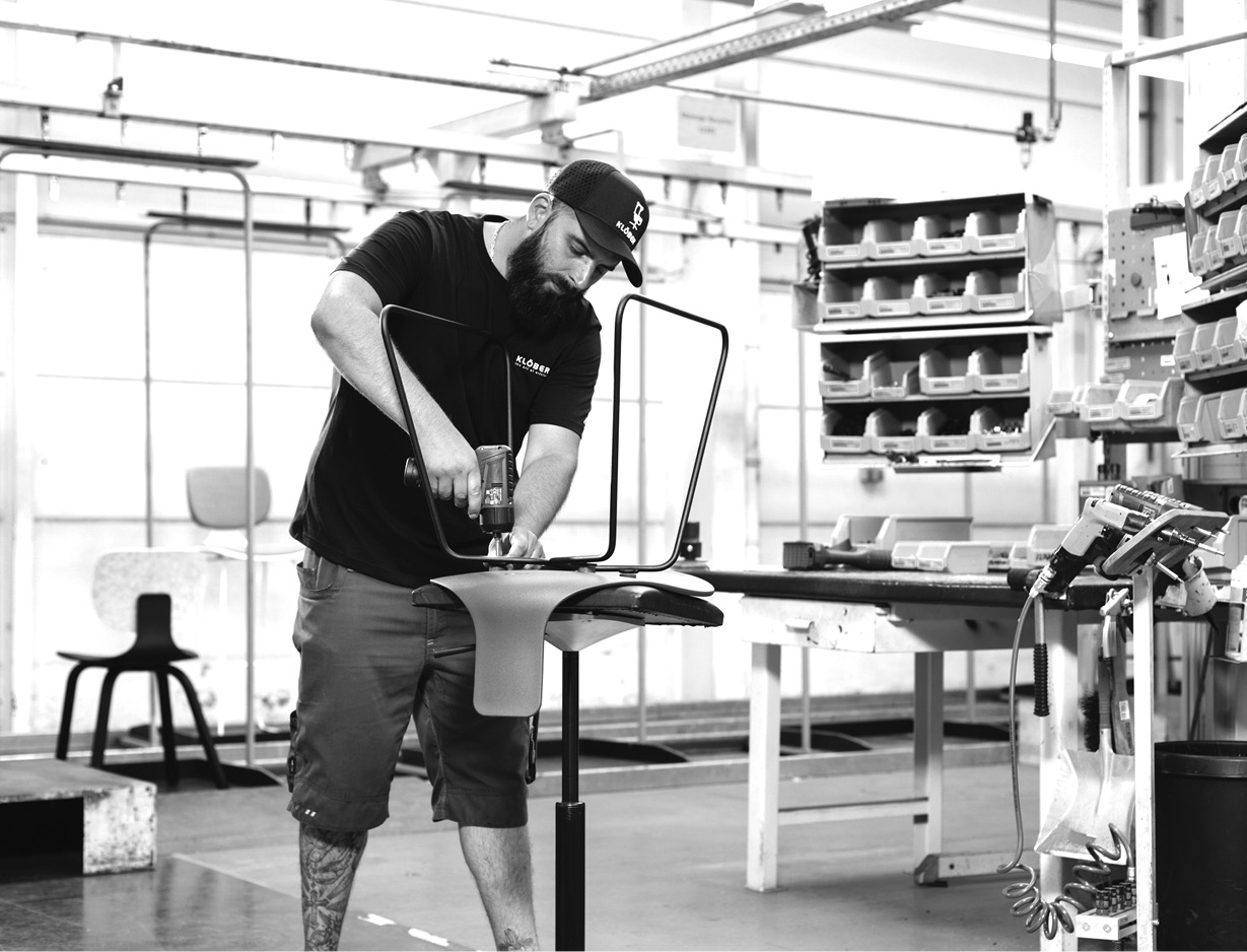 Chair production in Owingen